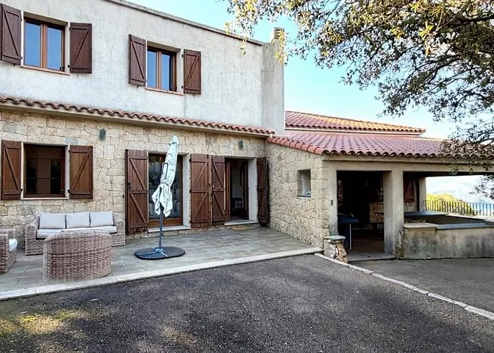 Vila En Pierre Vue Imprenable Sur Le Golfe
